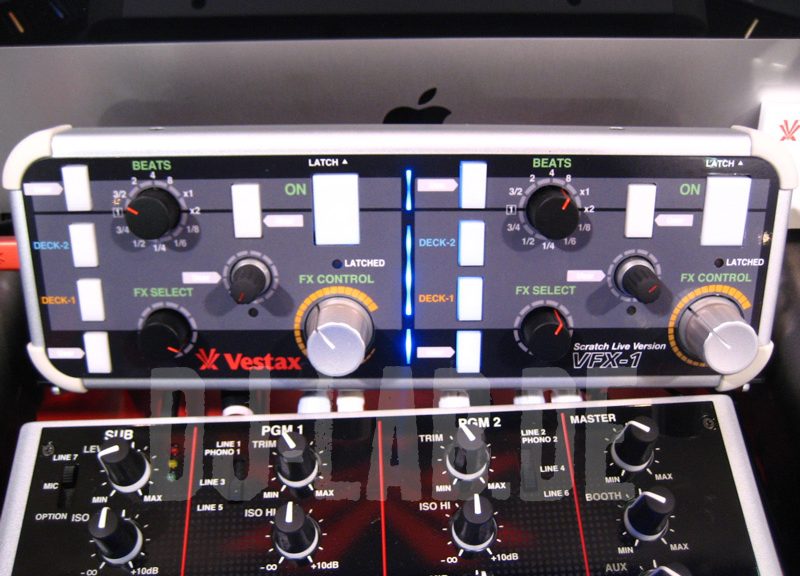 Update: Vestax VFX-1 als Effekt-Controller für Serato Scratch Live