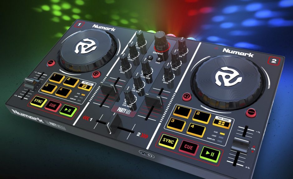 Neu: Numark Partymix - Diskolicht im Controller