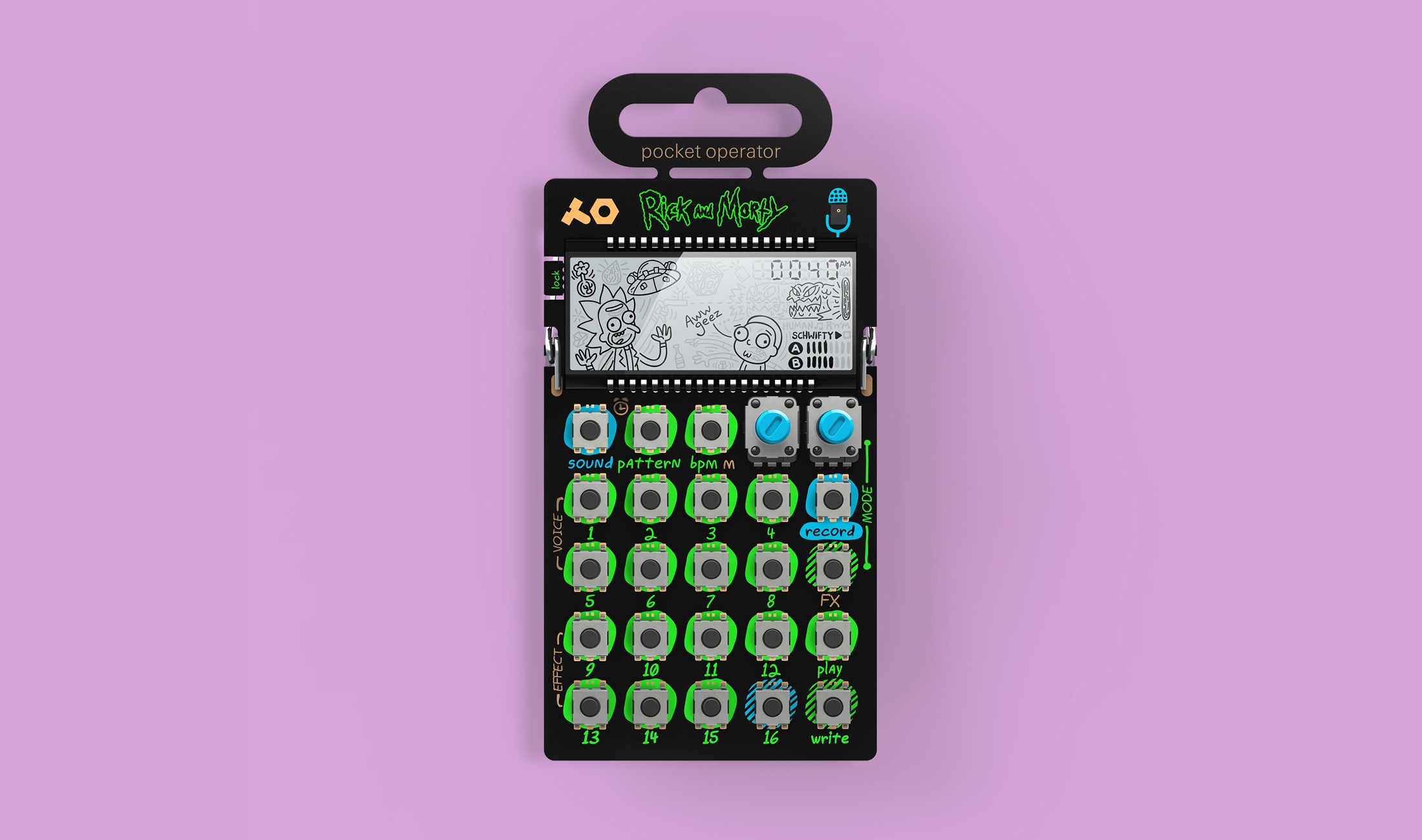 PO-137 Pocket Operator mit Rick and Morty ab Juli erhältlich!