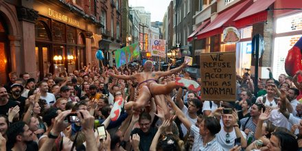 Protestrave für ein erneutes Brexit-Referendum in London