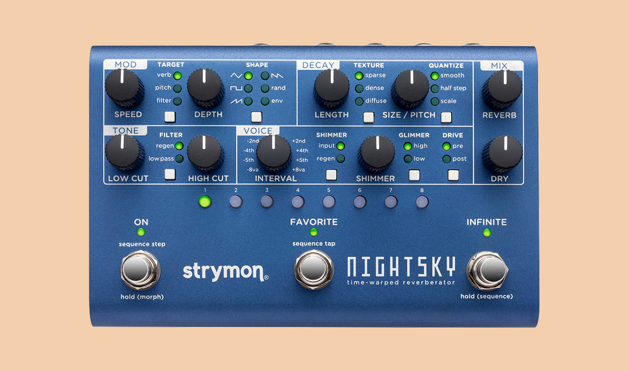 Strymon NightSky: Neues Hall-Pedal im Multieffekt-Format