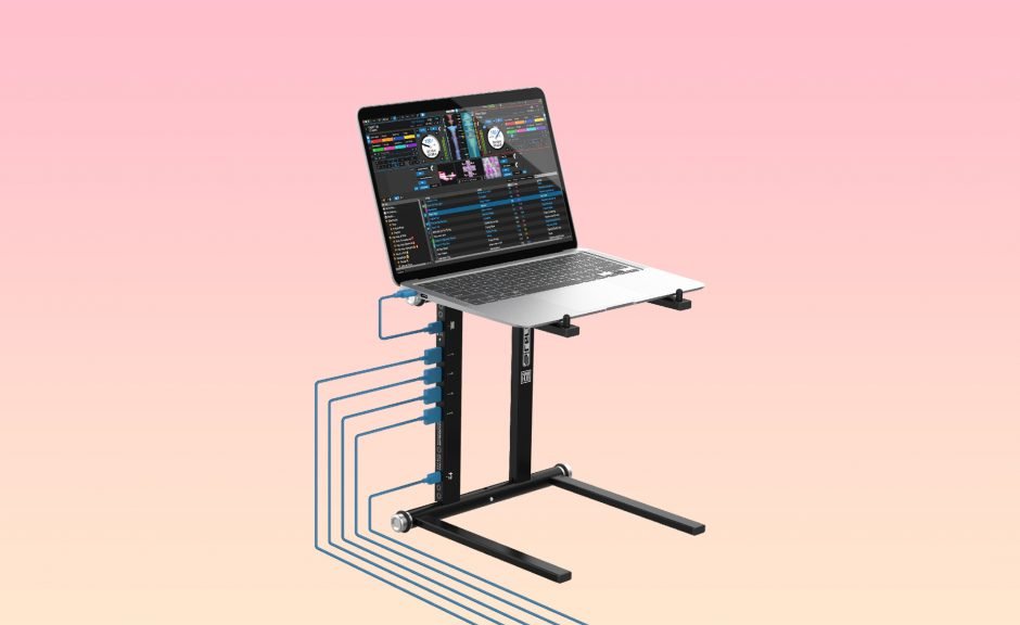 Reloop Stand Hub: Laptop-Ständer mit USB-Anschlüssen