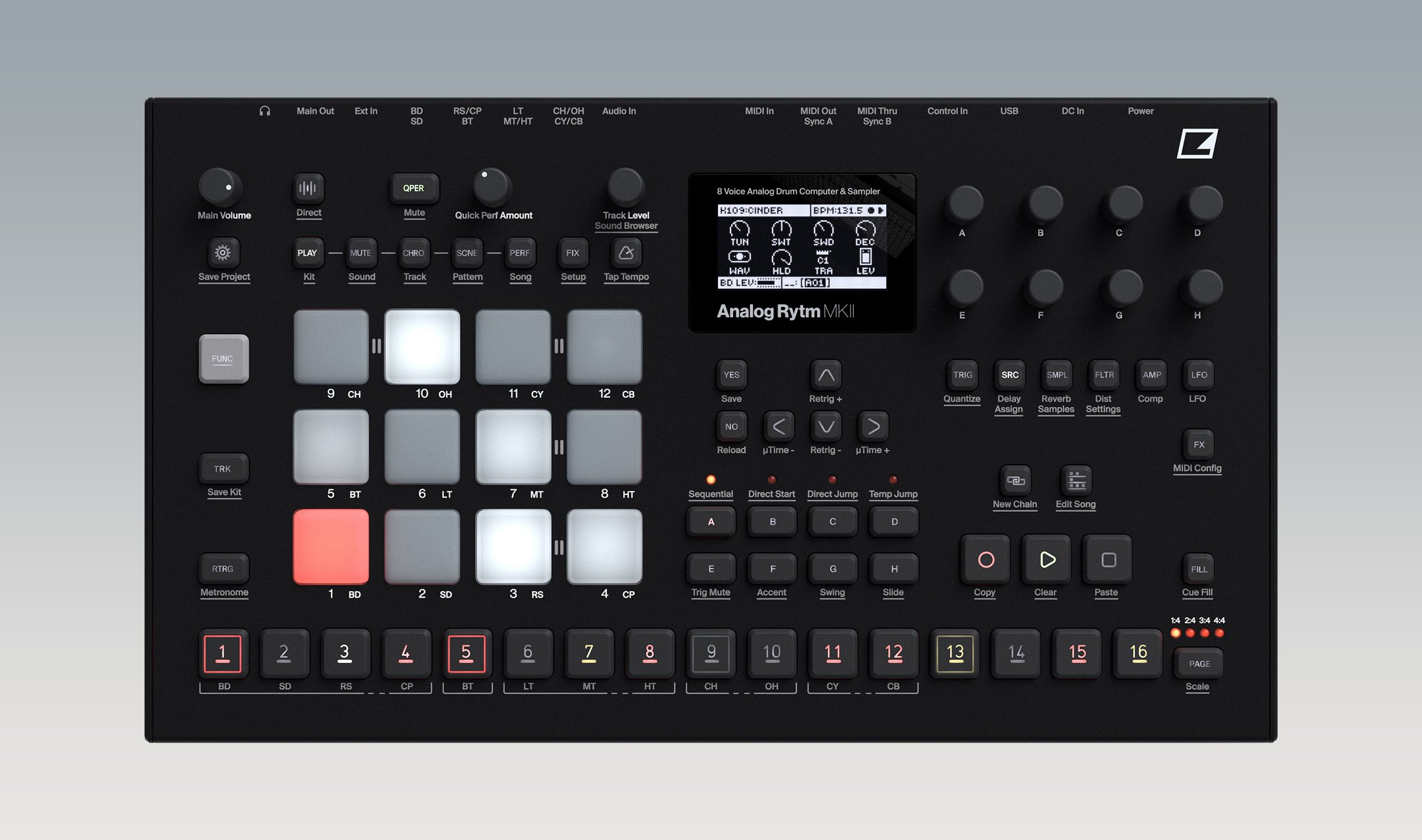 Test: Elektron Analog Rytm MK II / Drum-Synthesizer