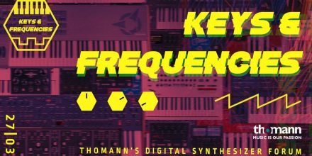 Thomann Keys & Frequencies: Online Synthesizer-Event Ende März