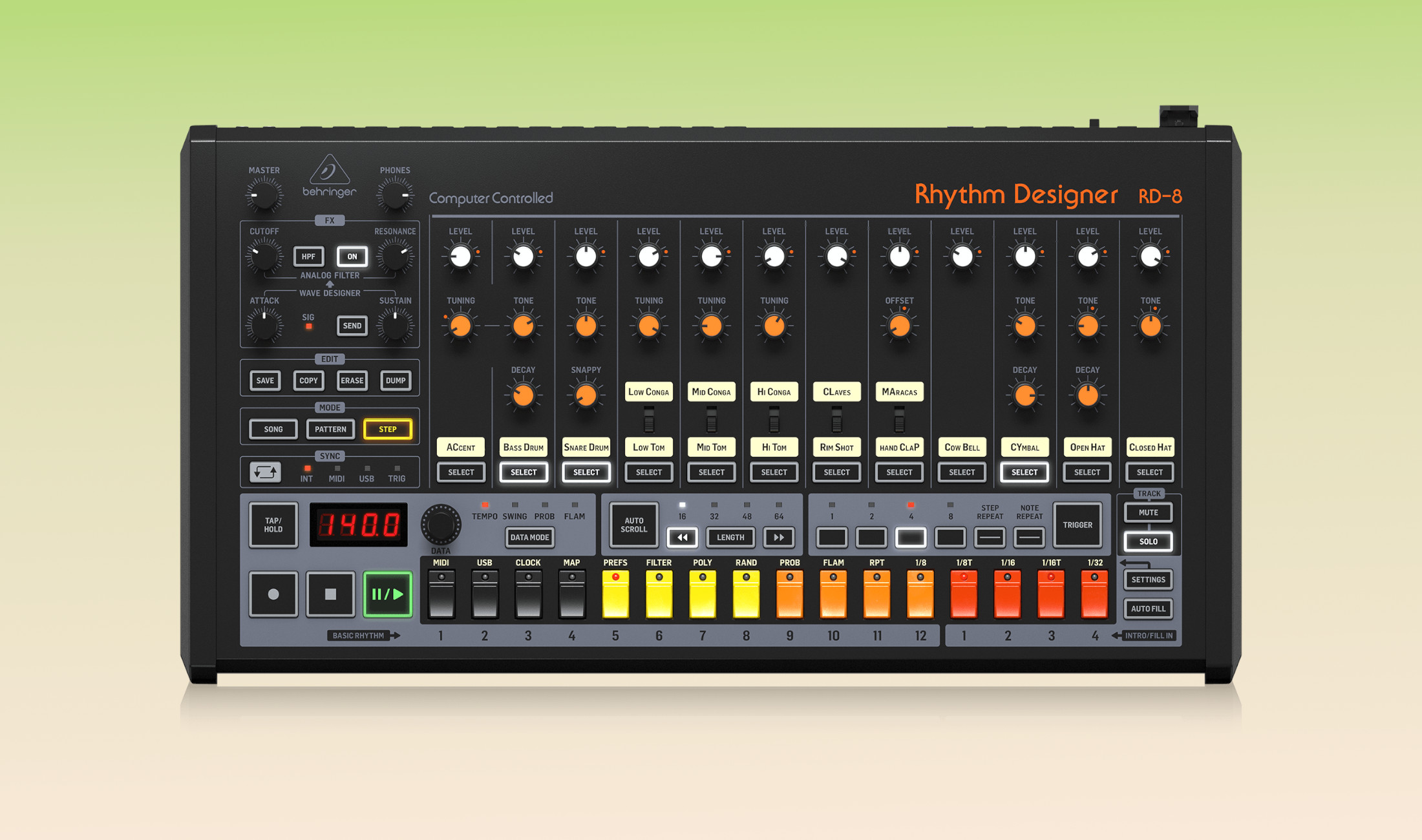 Behringer RD-8 Mk2: Überarbeite Version des TR-808 Klon vorgestellt