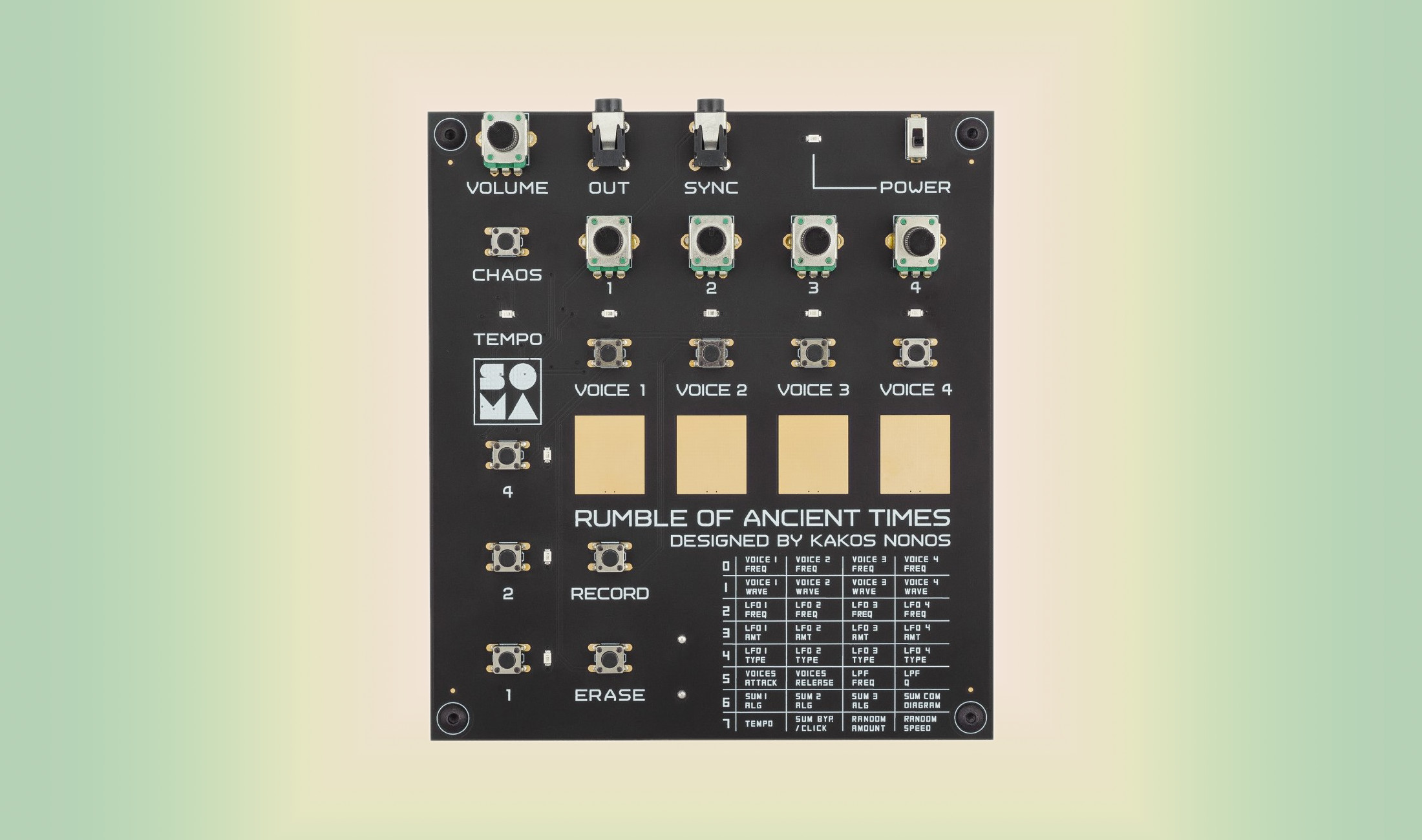 Soma Labs: Rumble of Ancient Times 8-Bit Synthesizer