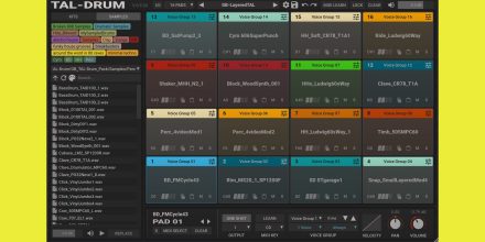 TAL Software TAL-DRUM: Drum Sampler Deluxe für 60 Euro