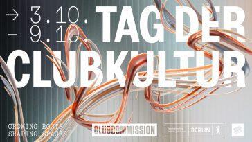 Tag der Clubkultur: Bewerbungsphase beginnt im August