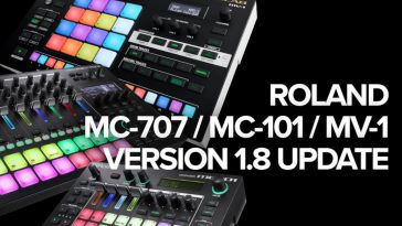 Roland: Update 1.8 für MC-101, MC-707 und Verselab MV-1