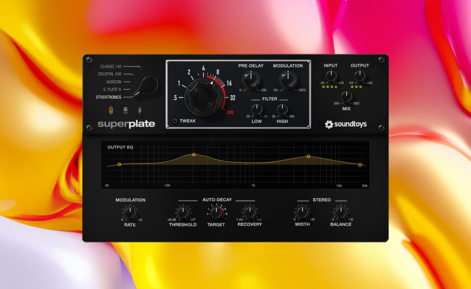 Soundtoys SuperPlate: Fünf Plate-Reverbs in einem Plugin