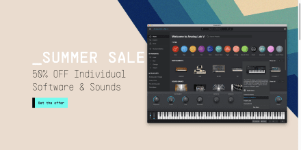 Deal: Arturia Summer Sale mit 50 % Rabatt auf fast alles