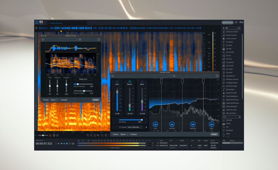 iZotope RX 11: KI-basierte Audiorestauration