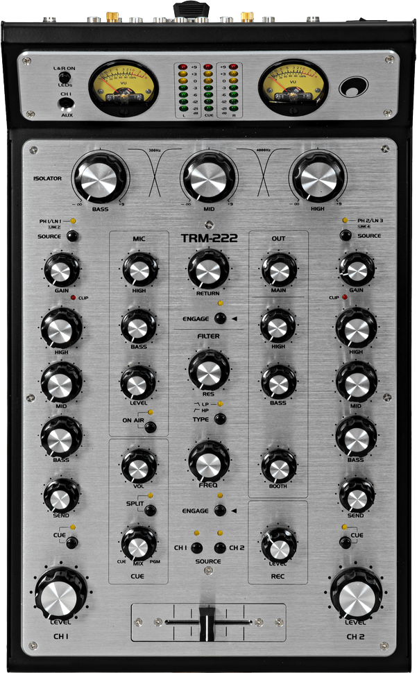 Omnitronic TRM-222 von oben.