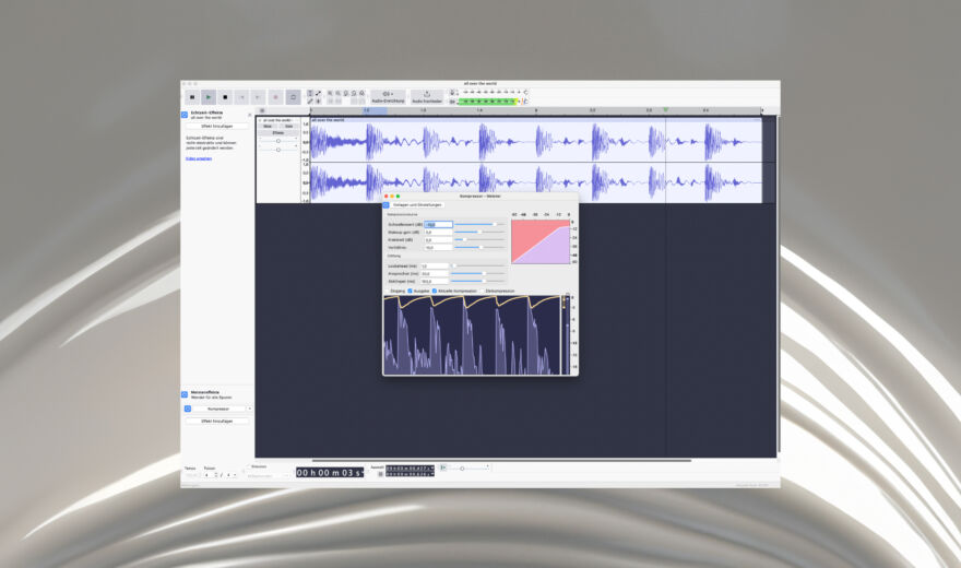 Audacity 3.6: Masterkanal, neue Effekte und Dark Mode