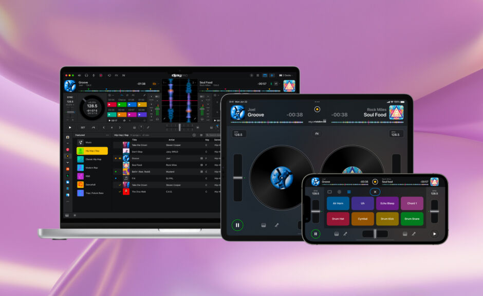 Algoriddim djay Pro 5.2: Erweiterte Controller-Unterstützung, Crossfader FX und „Light Mode“