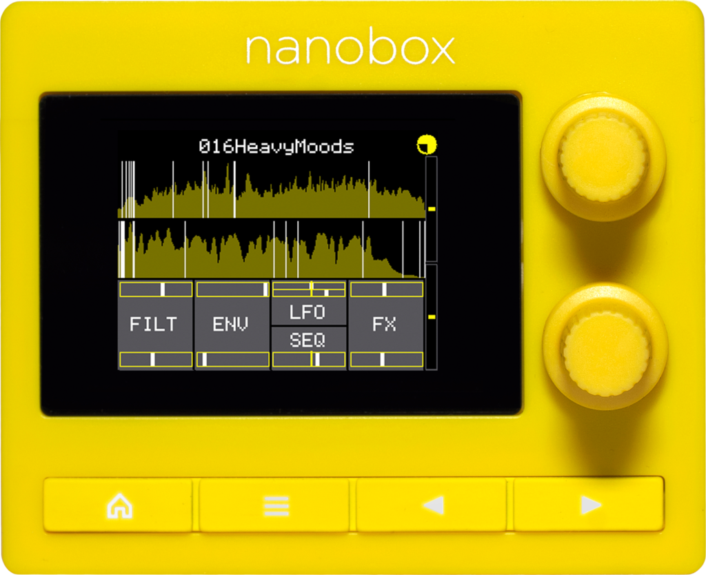 Nanobox Lemondrop von oben.