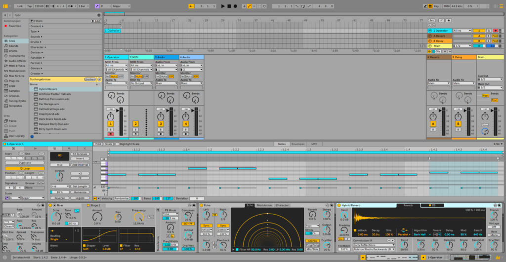 Ableton 12 User Interface.