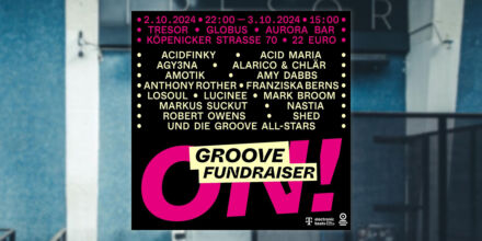 Groove: Fundraiser-Party im Tresor Berlin