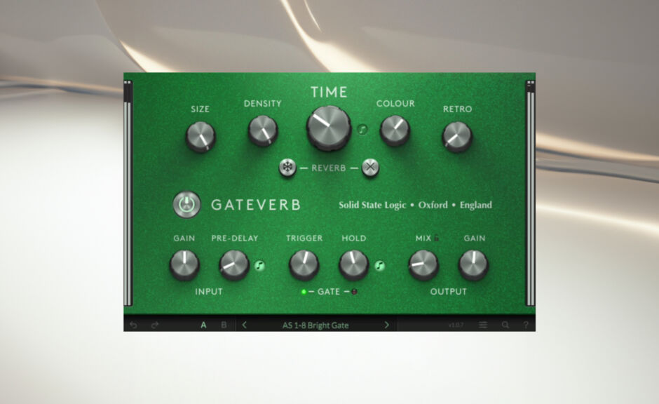 Solid State Logic: GateVerb Plug-in für 80er-Jahre-Hallsounds