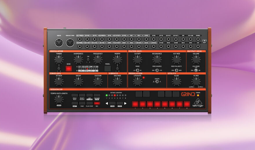 Behringer Grind: Semi-modularer hybrid Synthesizer