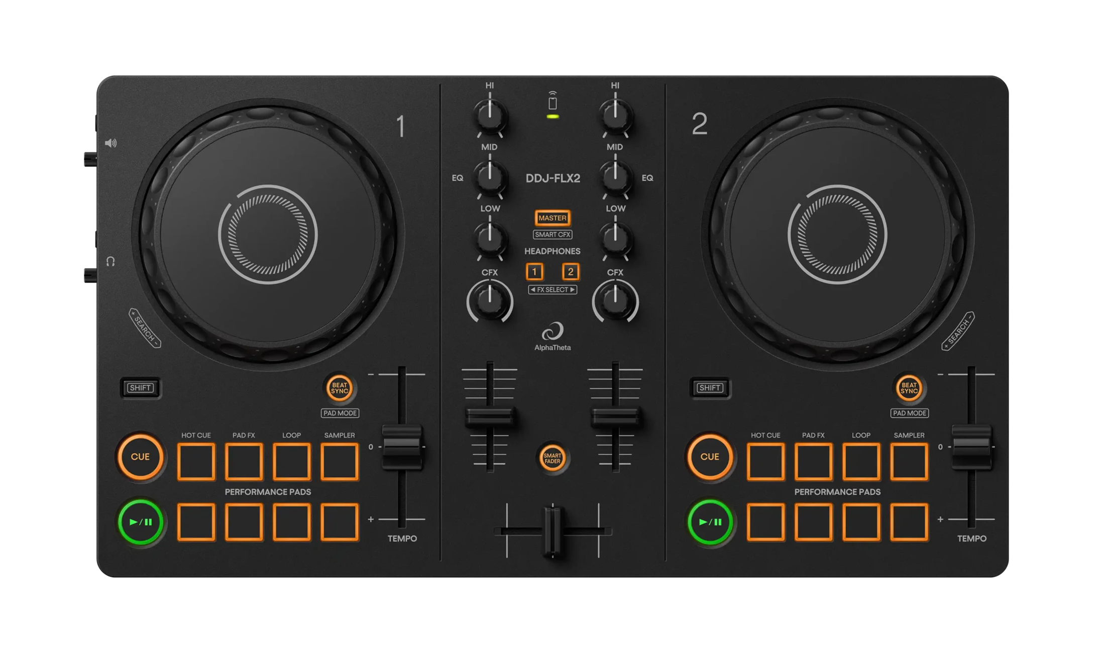 Test: AlphaTheta DDJ-FLX2 – DJ-Controller für Neulinge