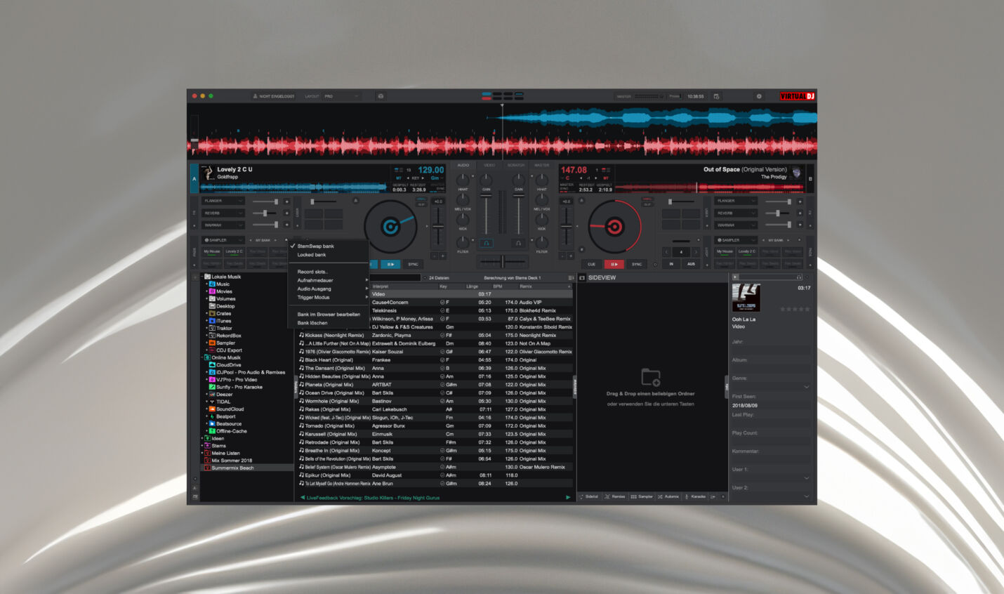 VirtualDJ 2025: Neue Version mit innovativem StemSwap Sampler erschienen