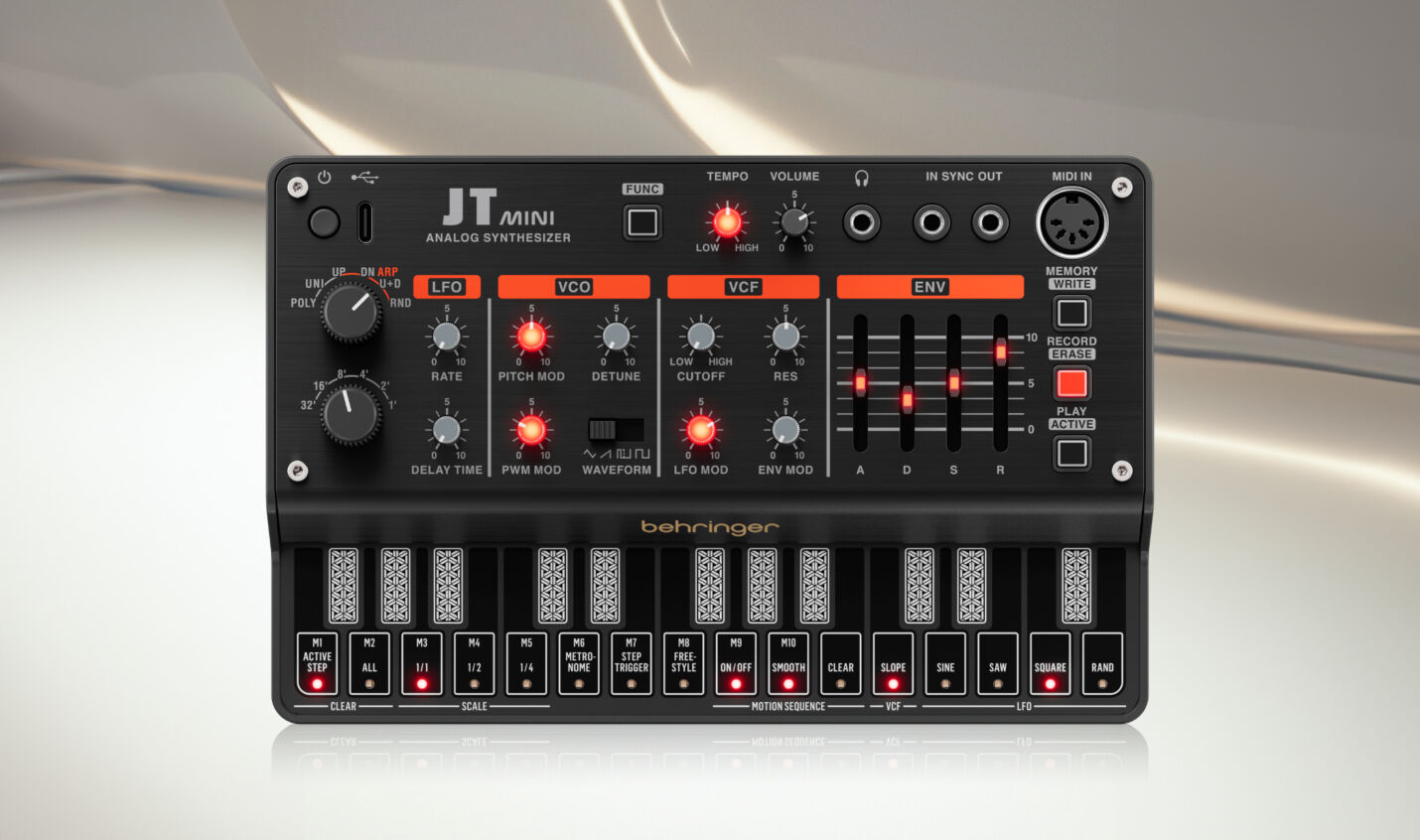 Behringer JT-Mini: Der Jupiter-Klon im Mini-Format