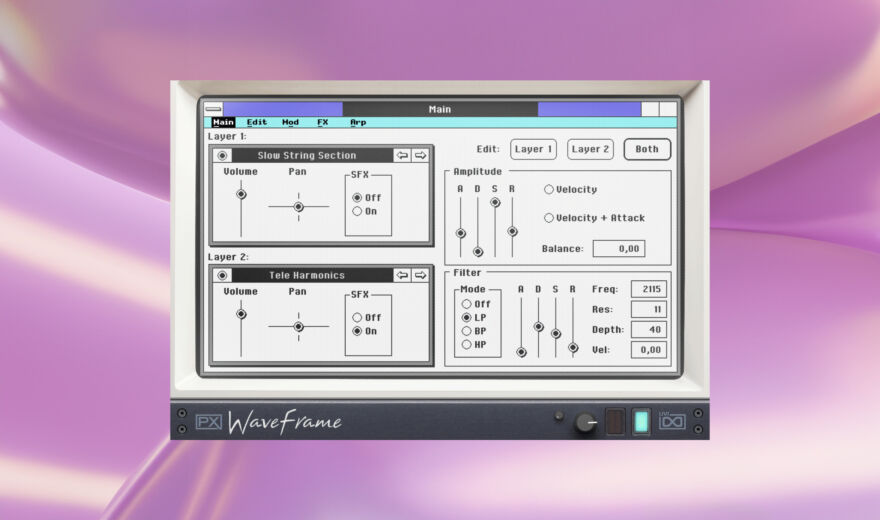 UVI PX Waveframe: 80er Jahre Retrosounds aus dem AudioFrame-Sampler