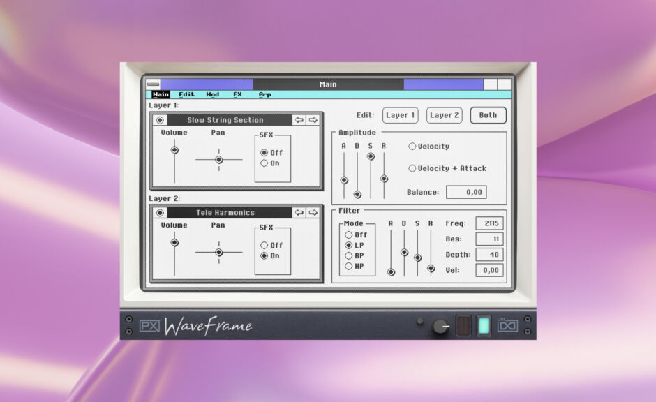 UVI PX Waveframe: 80er Jahre Retrosounds aus dem AudioFrame-Sampler