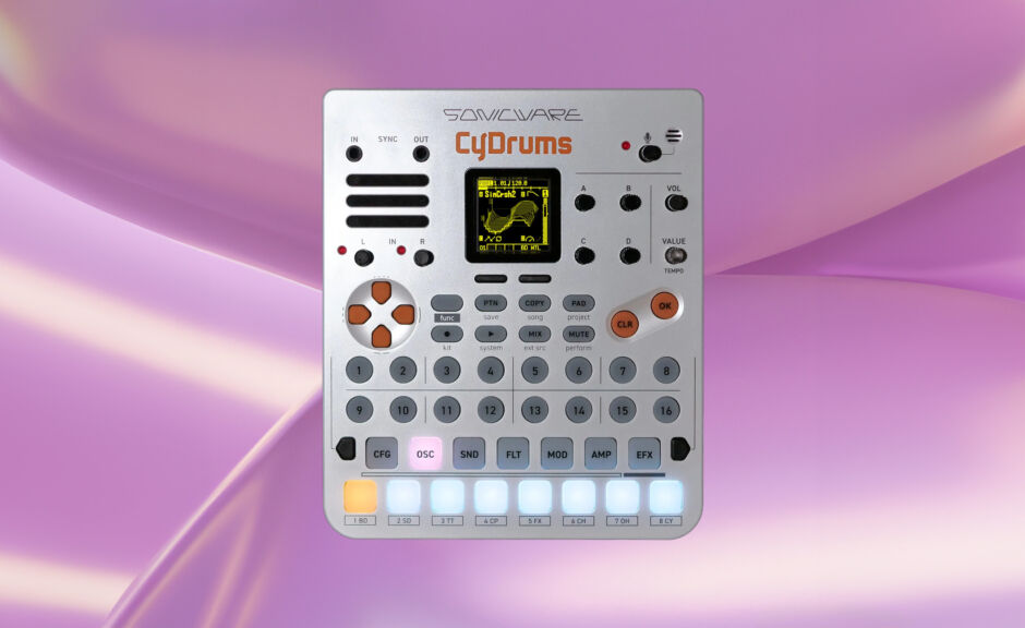 Sonicware CyDrums: Drumsynthesizer auf Wavetable-Basis