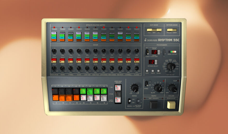 Cherry Audio KR-55C: Zwei analoge Drum Machine-Klassiker von Korg in einem Plugin vereint